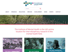 Tablet Screenshot of institutemh.org.uk